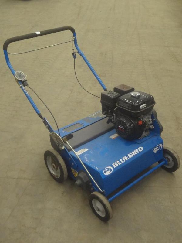lot 8 image: Bluebird 24" Power Rake, Honda...