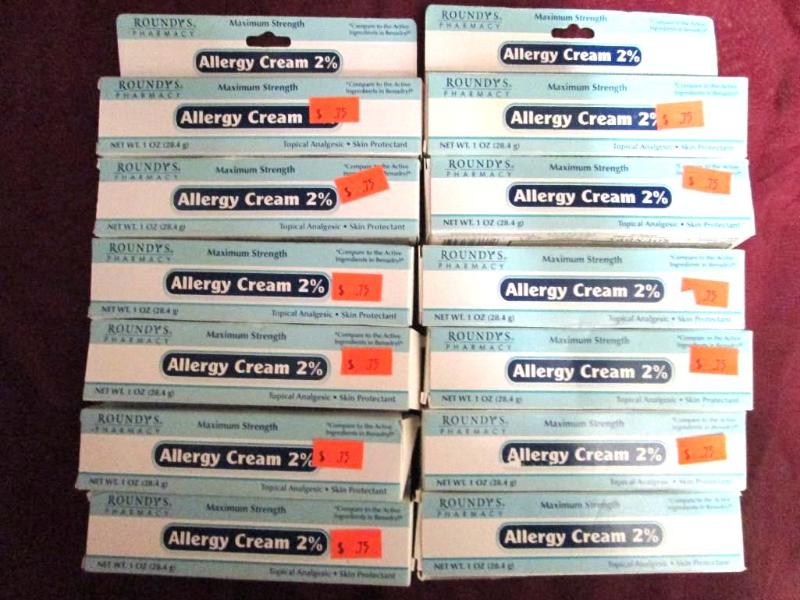 Lot of 12 tubes of Rounds Pharmacy...