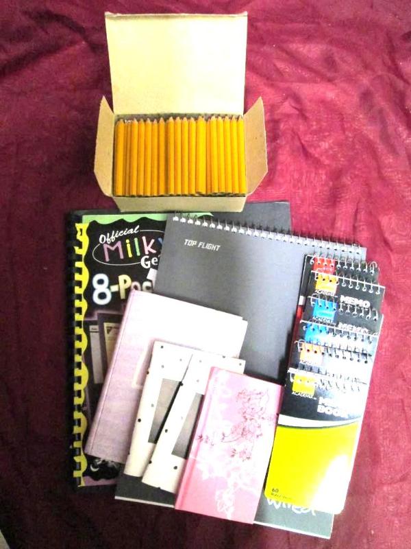 Lot of writing and drawing utensils...