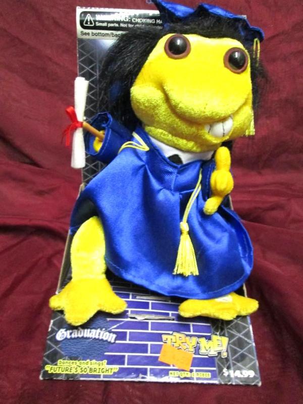 Graduate Frog. He dances and sings ...