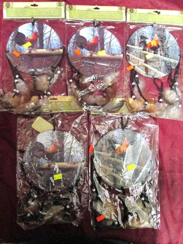 Lot of 5 dream catchers featuring r...