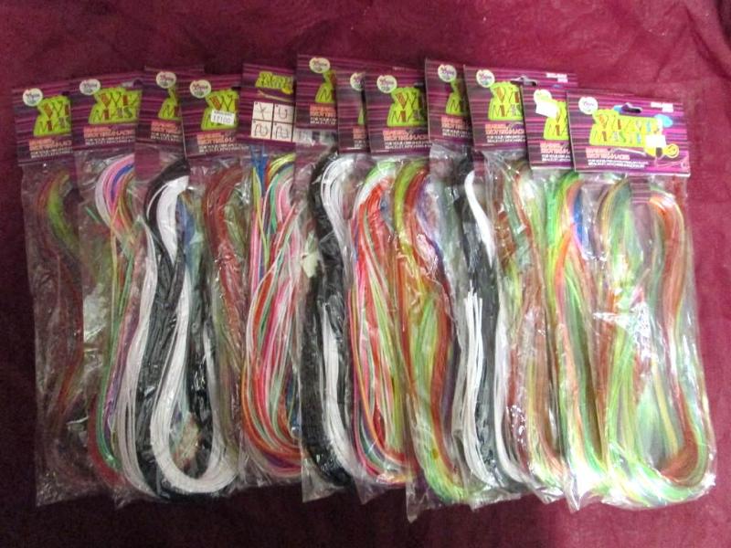 Lot of 12 Weave Master plastic cord...
