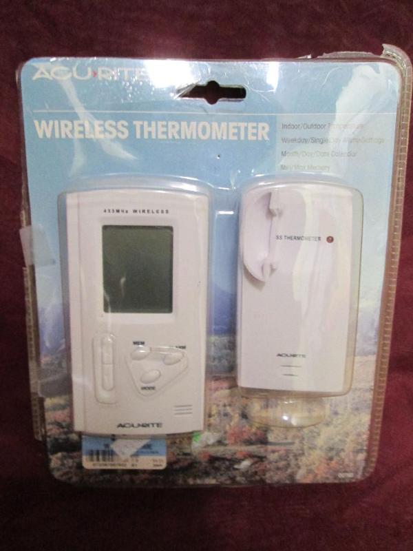 Acur-Rite wireless thermometer....