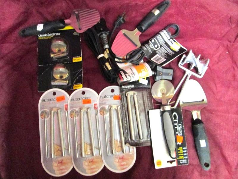 Miscenllaneous kitchen tools. Nut c...