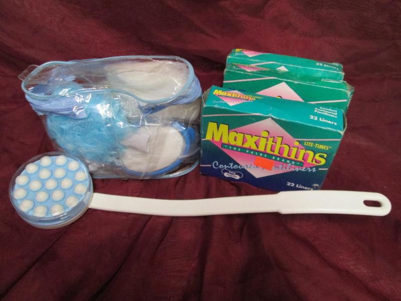 Shower accessories and a lot of lin...