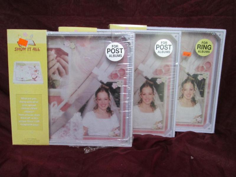 Scrapbook shadow box for post or ri...
