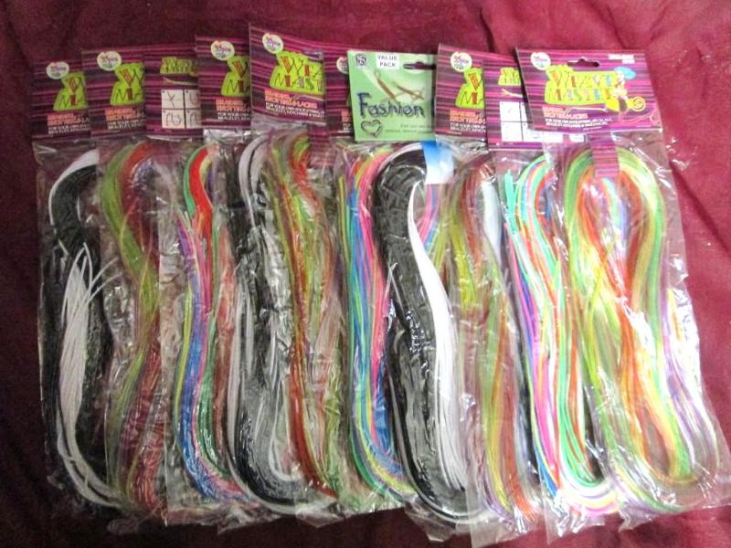 Lot of 10 Weave Master plastic cord...