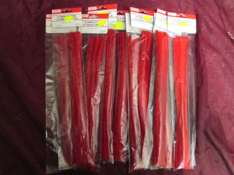 Lot of 10 chenille stems. 12 stems ...