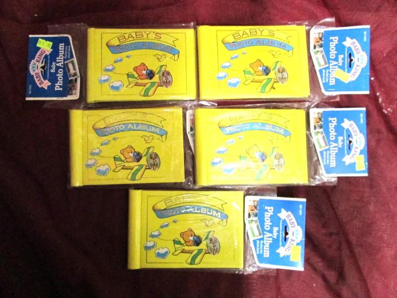 Lot of 5 3 x 5 baby photo albums. N...