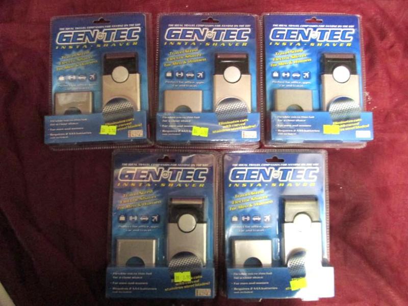 Lot of 5 Gen-Tec insta shavers. The...
