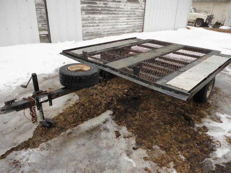 2011 Homemade steel trailer, approx...