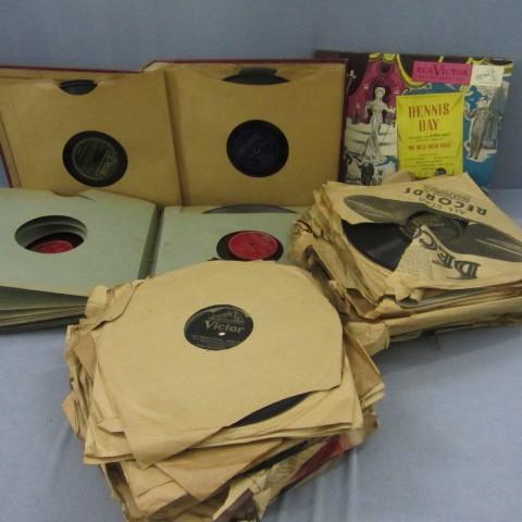Victor, Decca, London records with ...