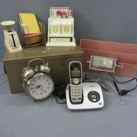 Metal locking document box, office ...