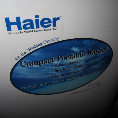 Haier Portable compact clothes wash...