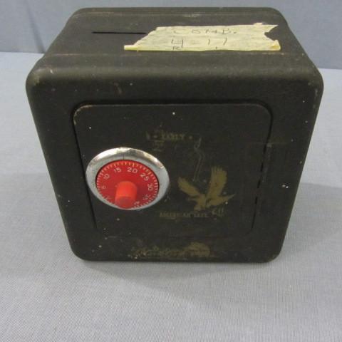Early American Safe, tin with combi...