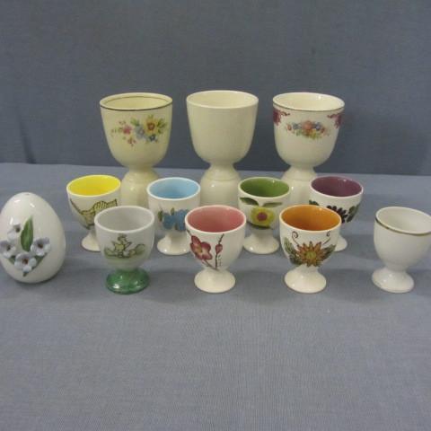 Egg Cups ceramic set of 6 small, t...