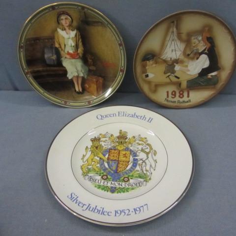 Queen Elizabeth Silver Jubilee plat...