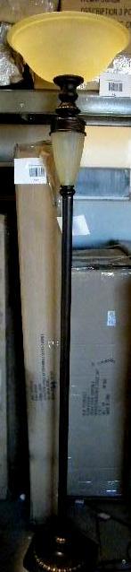 lot 100 image: Floor Lamp with Two Lights Has main...