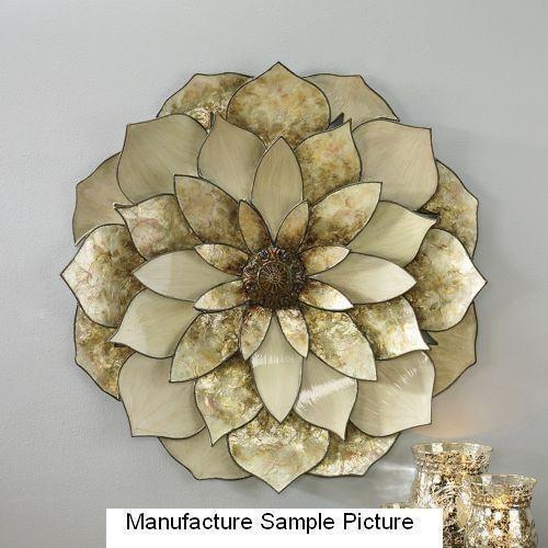 lot 103 image: NEW Capiz Flower Handcrafted from n...