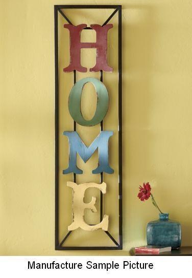 lot 105 image: NEW HOME Wall Decor Home is where...
