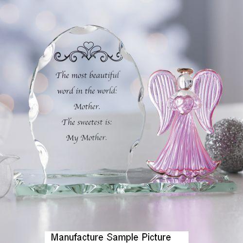 lot 118 image: NEW Angel Mom Plaque The most beau...