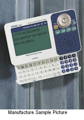 lot 140 image: Royal Electronic Audio Bible Pull-o...