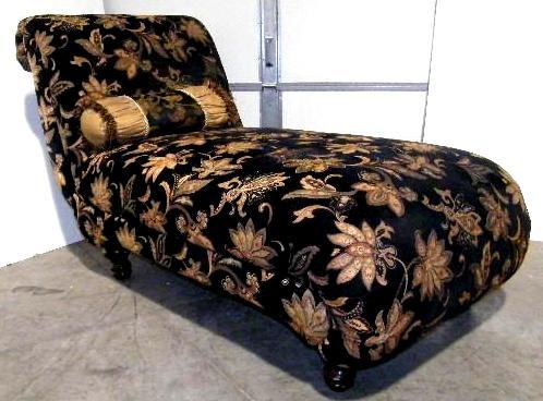 lot 153 image: Ashley Furniture Gold and Black Car...