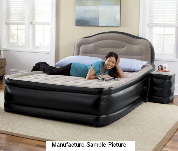 lot 21 image: Sharper Image Premium Queen Air Bed...