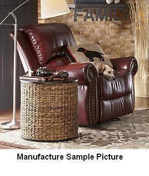 lot 58 image: NEW Crimson Nailhead Recliner This ...