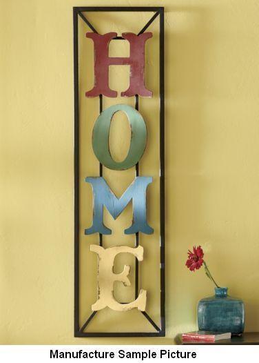 lot 95 image: NEW HOME Wall Decor Home is where...