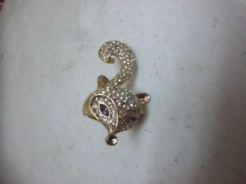 lot 111 image: Fox Costume Jewelry Ring...