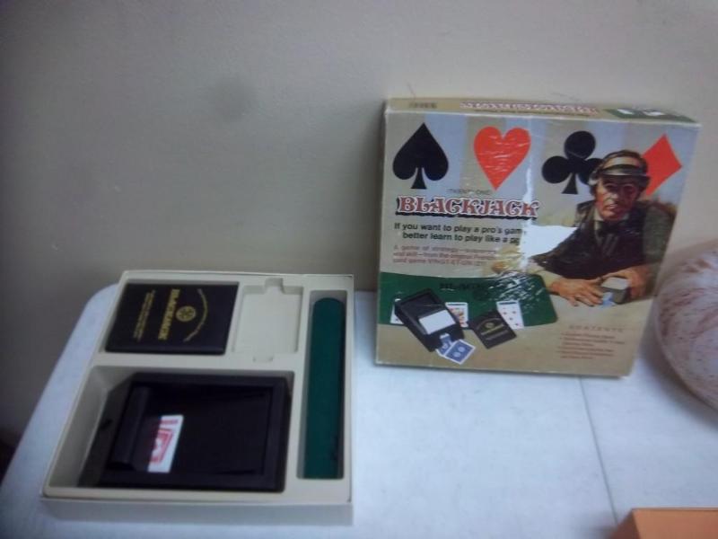 lot 136 image: Vintage Blackjack Game - Missing ca...
