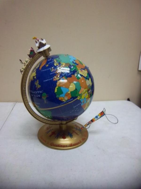lot 146 image: Christmas Talking Globe - Works...