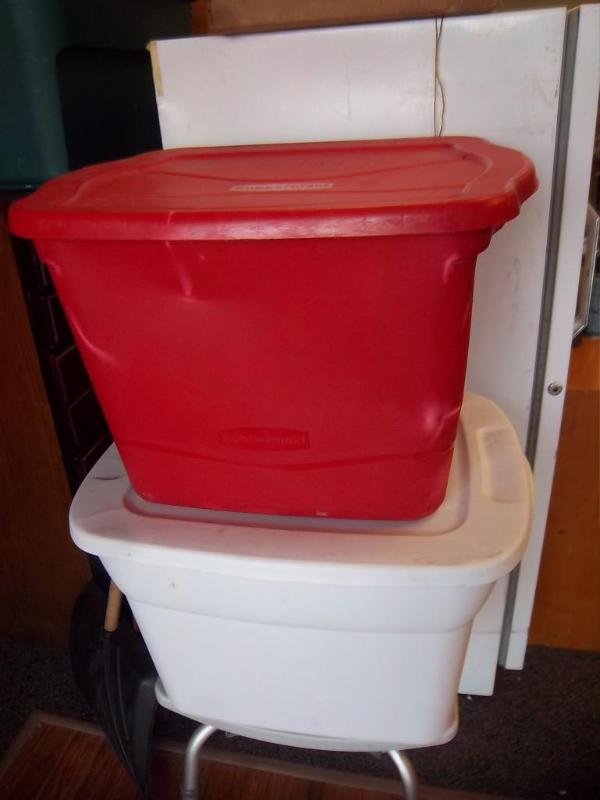 lot 151 image: Pair Of Storage Bins...