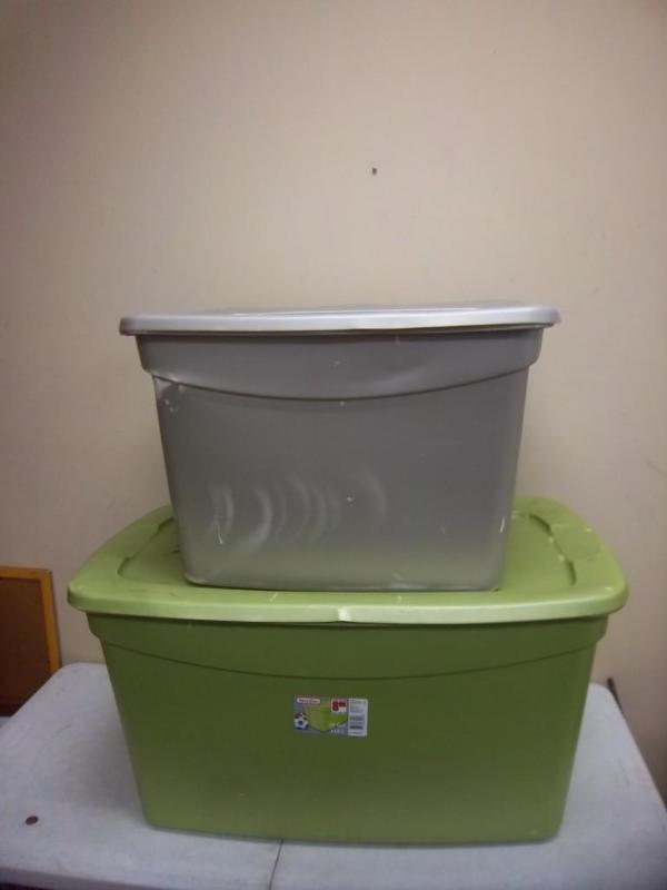 lot 152 image: Pair Of Storage Bins...