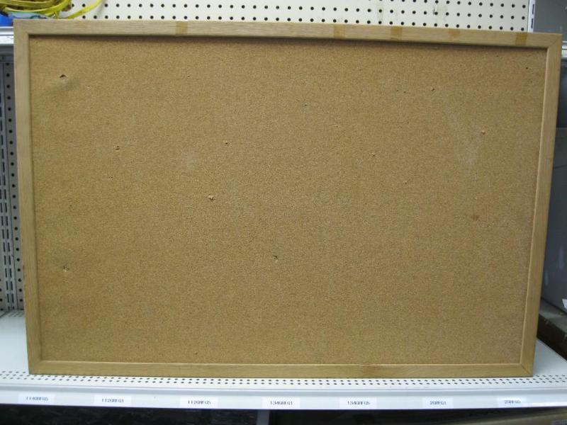 lot 155 image: Cork Board 36" x 24" ...