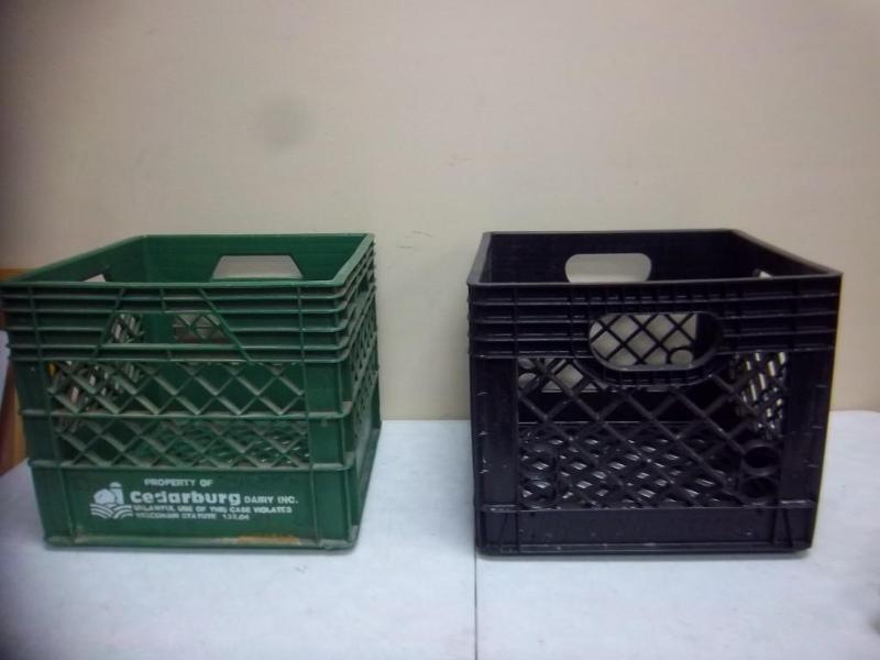 lot 166 image: Pair Of Milk Crates...