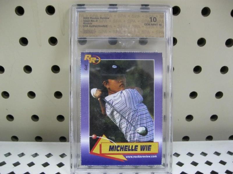 lot 173 image: Michelle Wie&nbspGraded Rookie Car...