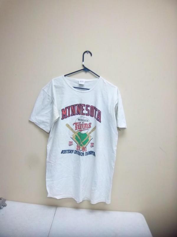 lot 179 image: Vintage Twins T-Shirt Some Spots...