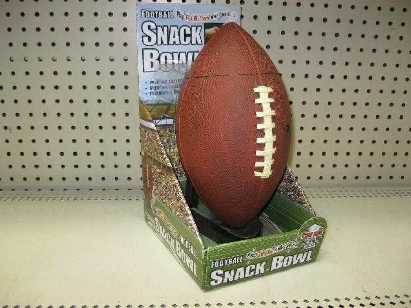 lot 182 image: Football Snack Bowl New...