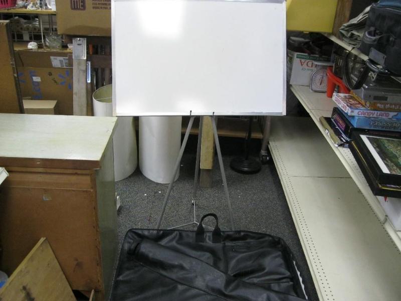 lot 47 image: Dry Erase Board And Stand With Bag...