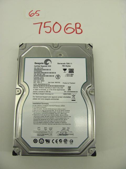 Seagate 750G 3.5&quot SATA hard dr...