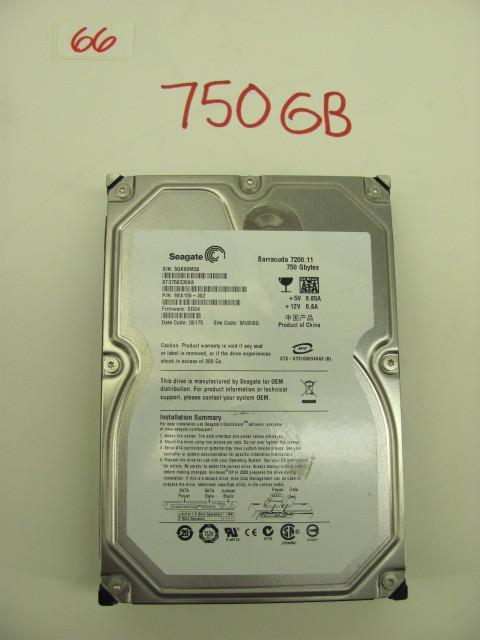 Seagate 750G 3.5&quot SATA hard dr...