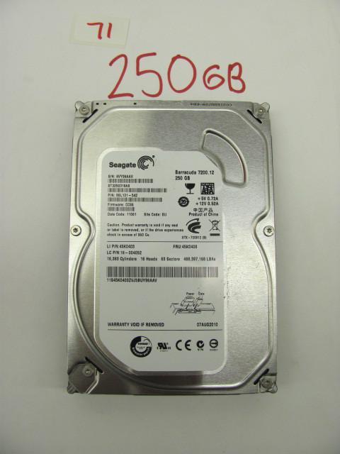 Seagate 250G 3.5&quot SATA hard dr...