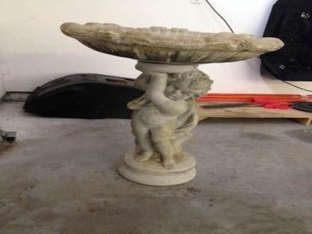 lot 23 image: Bird Bath   35" Tall
