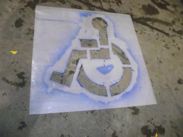 lot 68 image: Multiple Parking Lot Stencils  ...