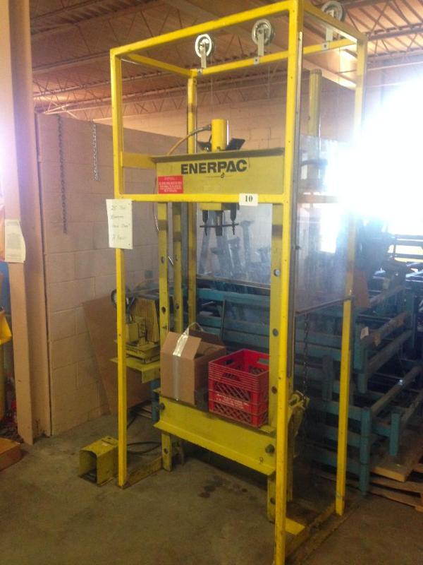 Enerpac 25 ton H press. Good condit...