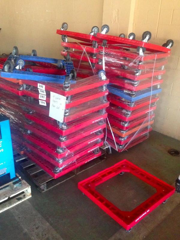Lot of 10 4-wheel carts. Most look ...