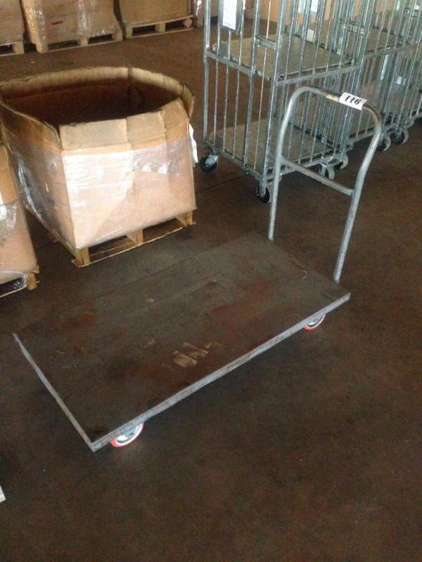 Metal flat cart....