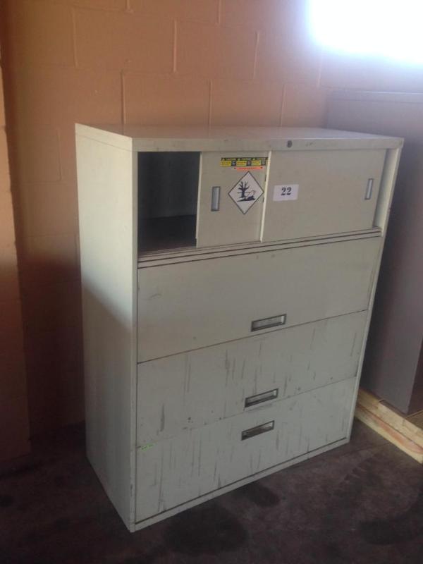 Metal storage cabinet....